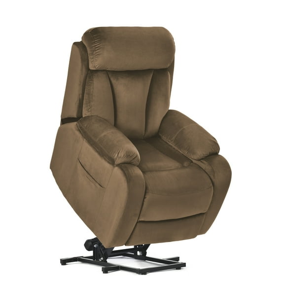 Toauuo Power Lift Recliner for Seniors - Electric Remote Control, Side Pocket, Small Space Friendly