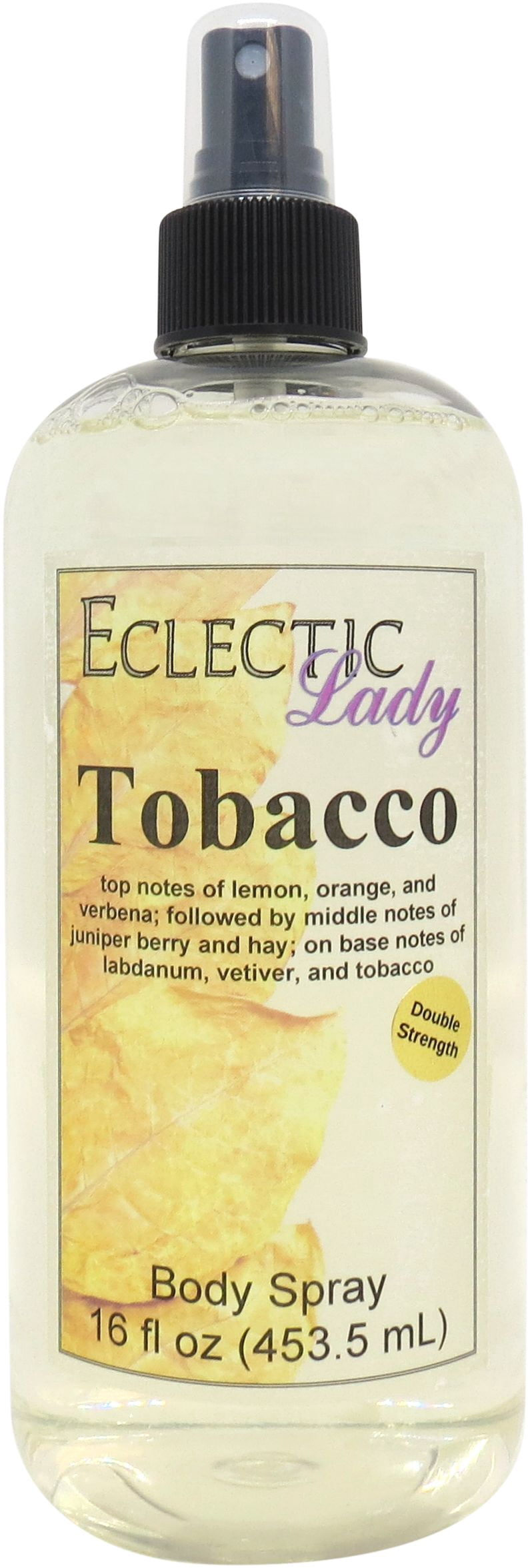 Tobacco Body Spray, Eclectic Lady, Hydrating Mist, Unisex (Double  Strength), 16 oz