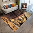 thumbnail image 1 of Tobacco Cigar Smoke Series Drink Area Rug Carpet Rug for Living Room Bedroom Sofa Doormat ration Kid Play Non-slip Floor Mat, 1 of 5