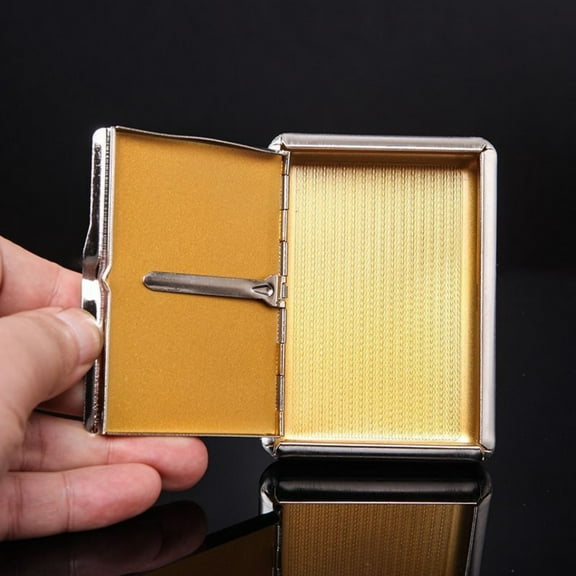 Tobacco Humidor Storage Box Herb Moisturizing Case Metal Smoking Accessories Travel Container