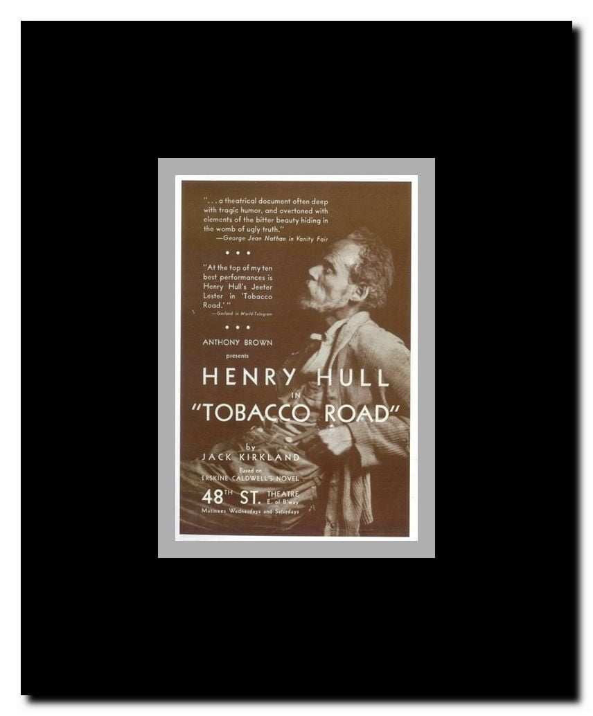 Tobacco Road (Broadway) Framed Movie Poster