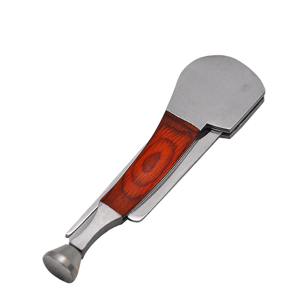 Tobacco Smoking 3in1 Red Wood Stainless Steel Pipe Cleaning Reamers