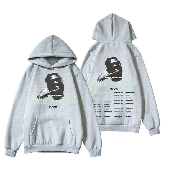 Tobe Nwigwe HOME is where the HOOD is TOUR Hoodie Women Men Unisex Fashion Casual Long Sleeve Sweatshirt Streetwear