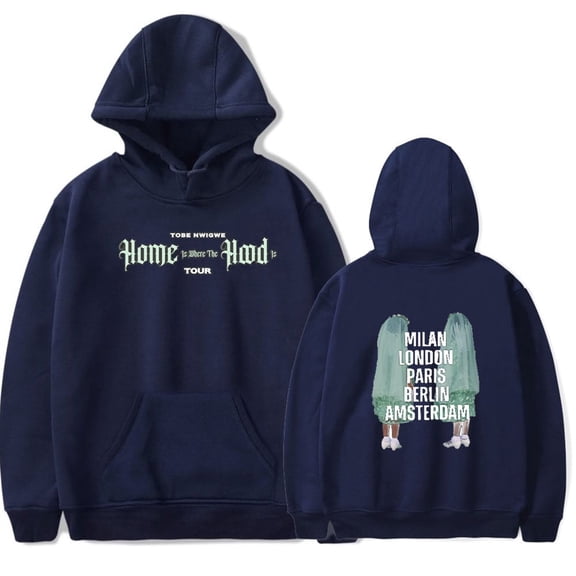 Tobe Nwigwe Home Is Where The Hood Is Tour Hoodies Merch Women Men Long sleeve Fashion Casual Hooded Sweatshirts