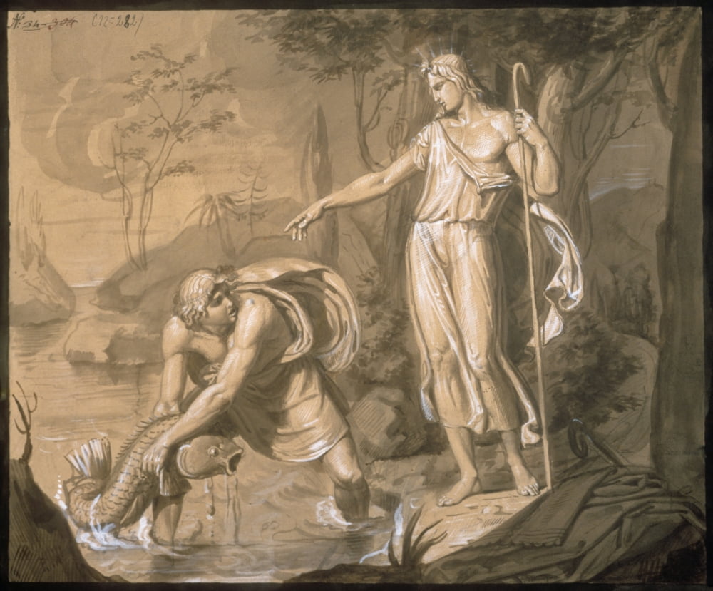 Tobias And The Archangel Raphael (Tobiolo E LArcangelo Raffaele) Canvas Art - (24 x 18)