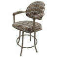 thumbnail image 1 of Tobias Designs 26" Fabric Swivel Counter Stool in Camber Latte and Beige, 1 of 2