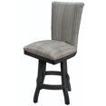 thumbnail image 1 of Tobias Designs 26" Swivel Wood Counter Stool without Arms in Natural Fun/Gray, 1 of 2