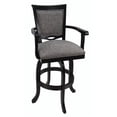 thumbnail image 1 of Tobias Designs 30" Swivel Solid Wood Counter Bar Stool in Mojave Gray, 1 of 3