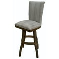 thumbnail image 1 of Tobias Designs 34" Swivel Wood Extra Tall Bar Stool in Natural Fun/Walnut, 1 of 2