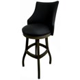 thumbnail image 1 of Tobias Designs 34" Swivel Wood Extra Tall Bar Stool in Black/Shadow, 1 of 1