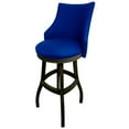 thumbnail image 1 of Tobias Designs Bellissima 34" Wood Extra Tall Bar Stool in Duke Blue/Shadow, 1 of 1