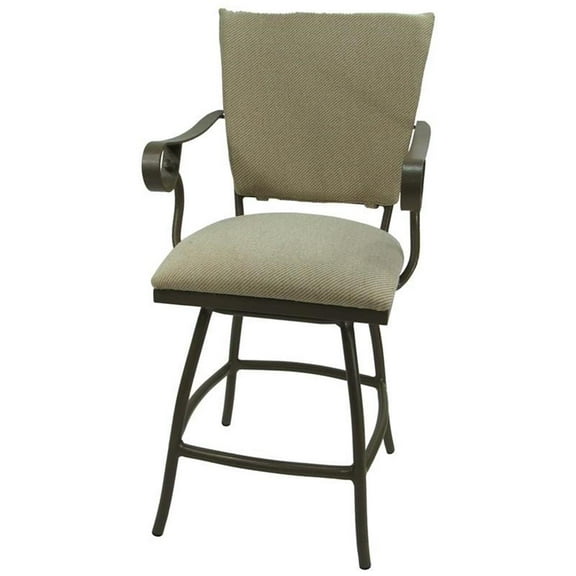 Tobias Designs Swivel Counter 26" Outdoor Bar Stool Jenna