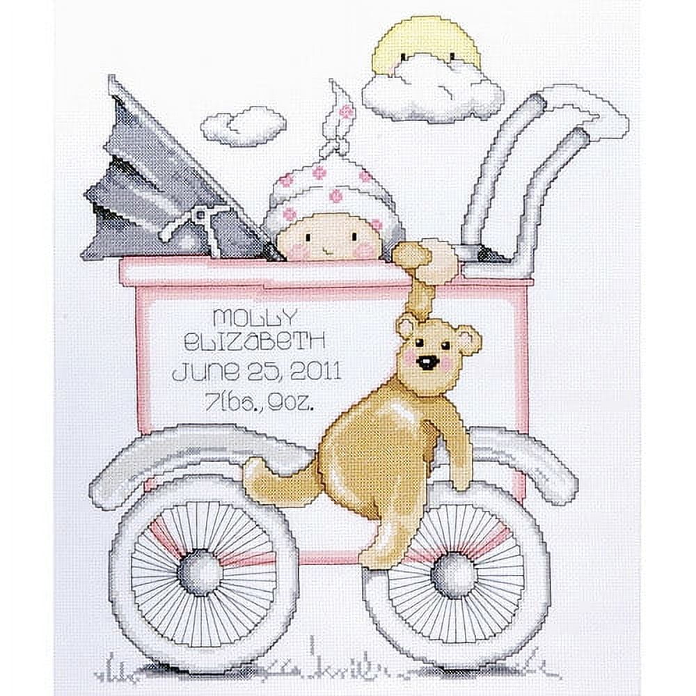 Baby girl counted cross stitch kits 2025