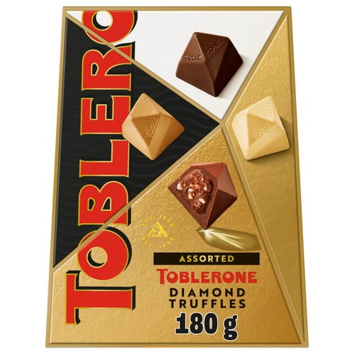 Toblerone Assorted Truffles 180g, British Import (Pack of 6)