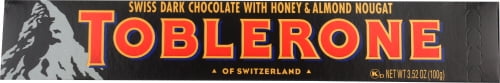 Toblerone Dark Bittersweet Chocolate Bar 3.52 oz (Pack of 20)