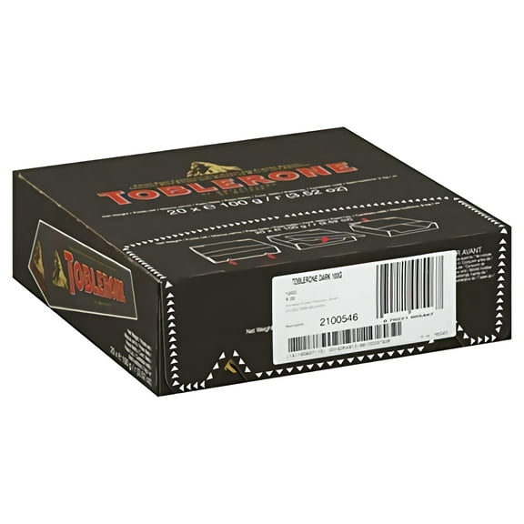 Toblerone Dark Chocolate Bar Candy, 3.52 Ounce -- 80 per case.