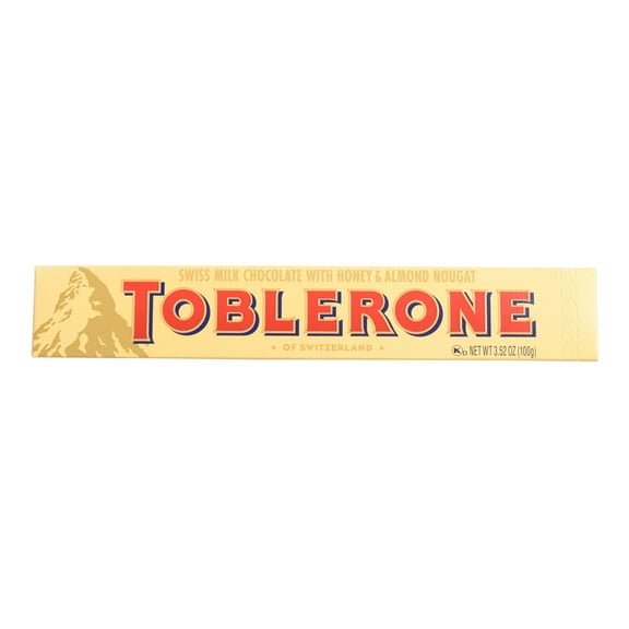 Toblerone Milk Chocolate Bar 3.52 oz 2ea Pack of 2