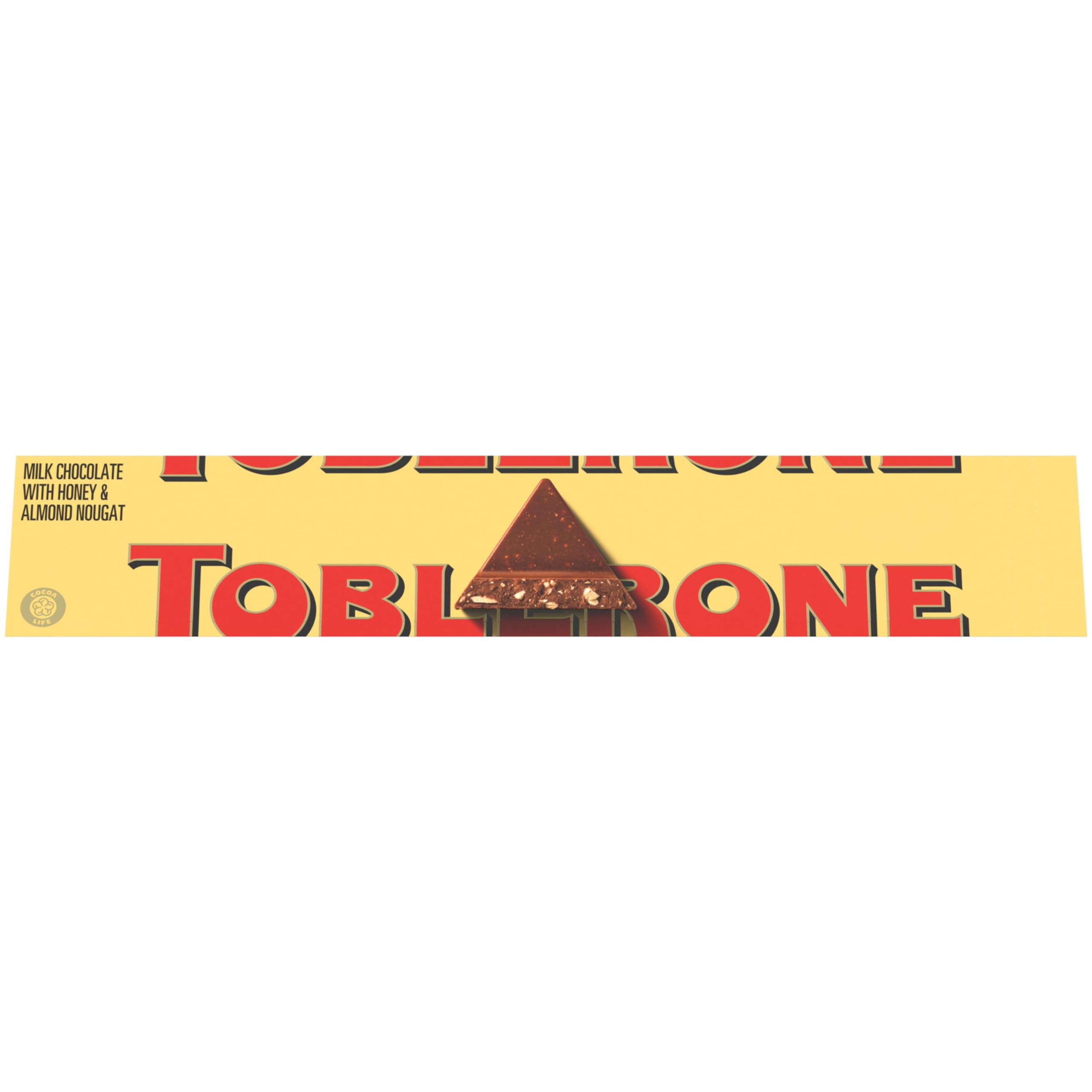 Toblerone Milk Chocolate Bar with Honey and Almond Nougat, 12.6 oz