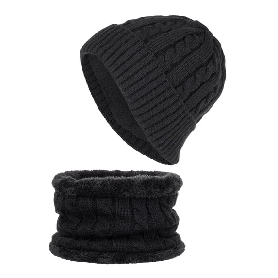 Toboggans Beanie with Pom Soft Slouchy Warm Cuffed Skull Beanie Cozy Head Beanie Pom Beanie Hat Work Hat Ski Hat Knit Beanie Winter Skull Cap Black One Size