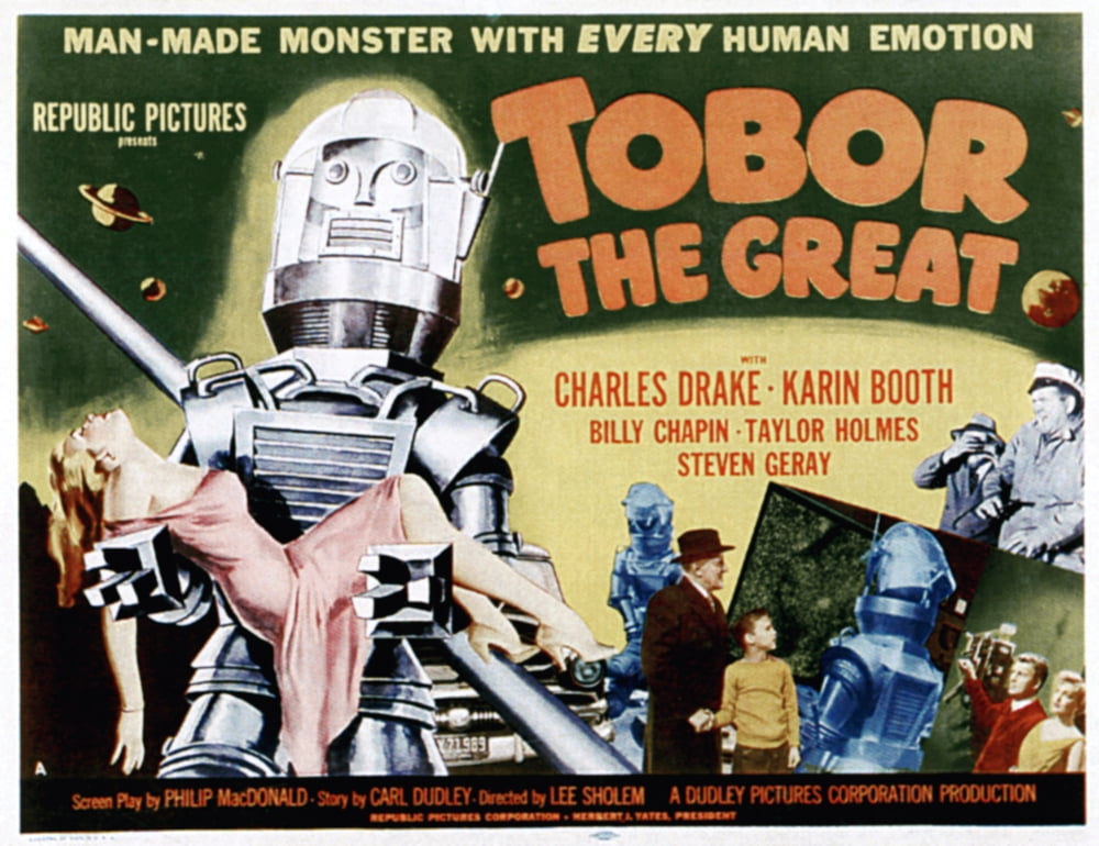 Tobor The Great Canvas Art -  (28 x 22)