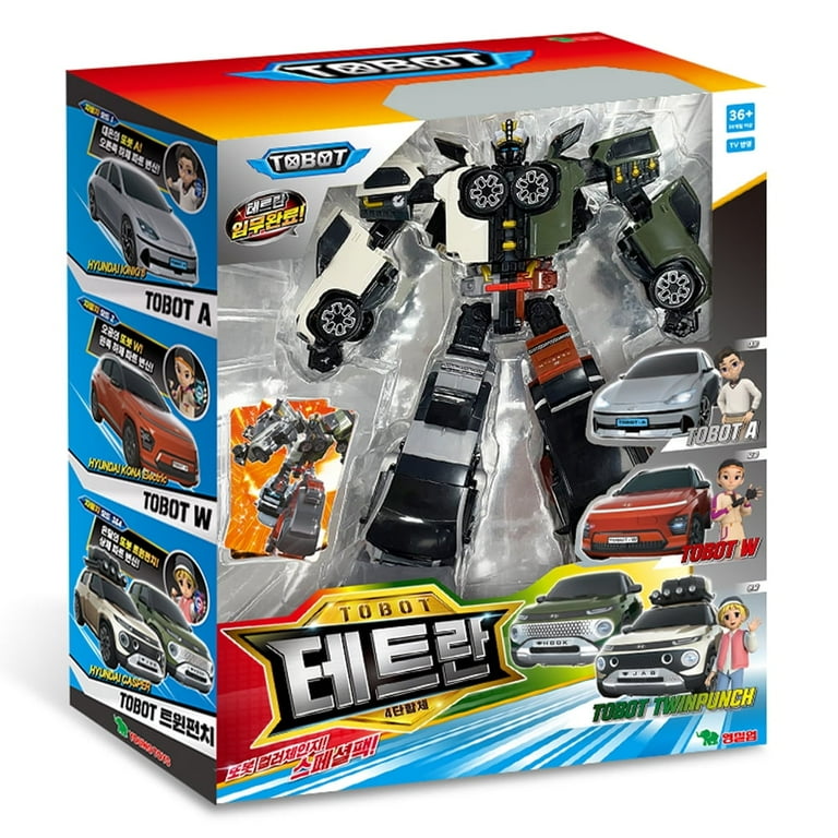 Tobot Tetron 4-in-1 Transforming Robot – Hyundai Ioniq 6, Kona EV