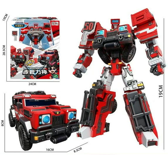 Tobot V GD Wild Chief Robot STORM JOE VEHICLE Car Action Figure ABS Transformation Aircraft Model Toys For Children Gift