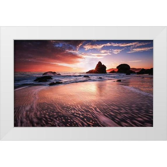 Toby Harriman Visuals 14x10 White Modern Wood Framed Museum Art Print Titled - Star Struck
