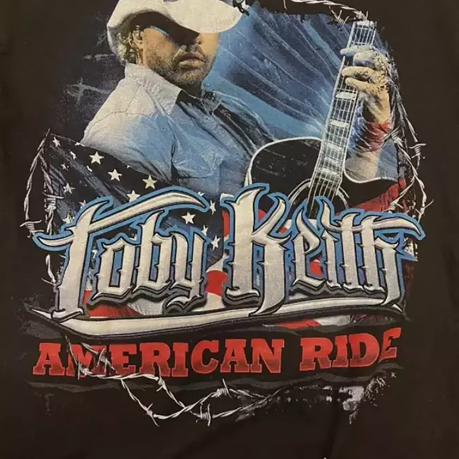 Toby Keith Black T-Shirt Cotton Full Size Unisex - Walmart.com