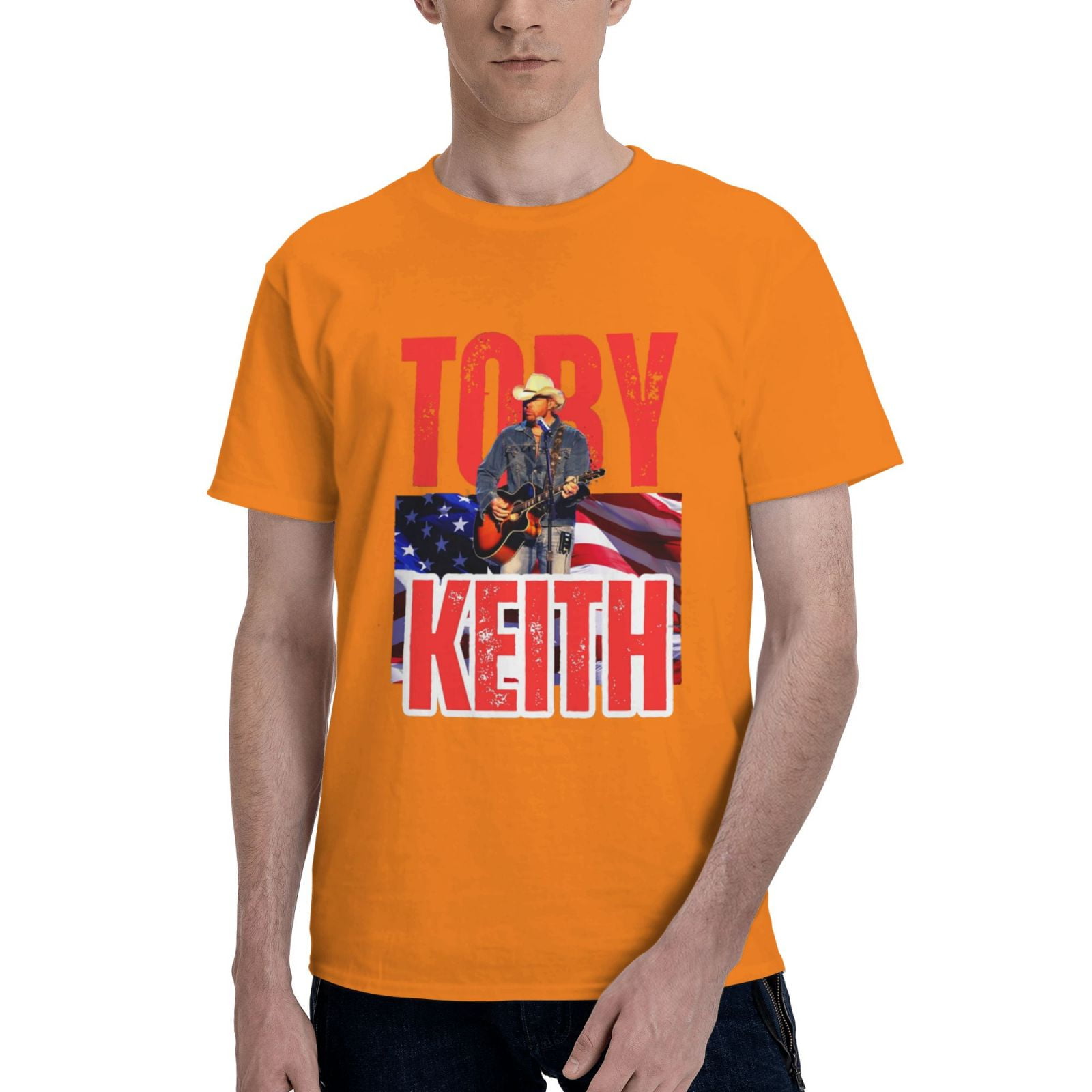 Toby Keith Men's Tribute Unisex Cotton T-Shirts - 