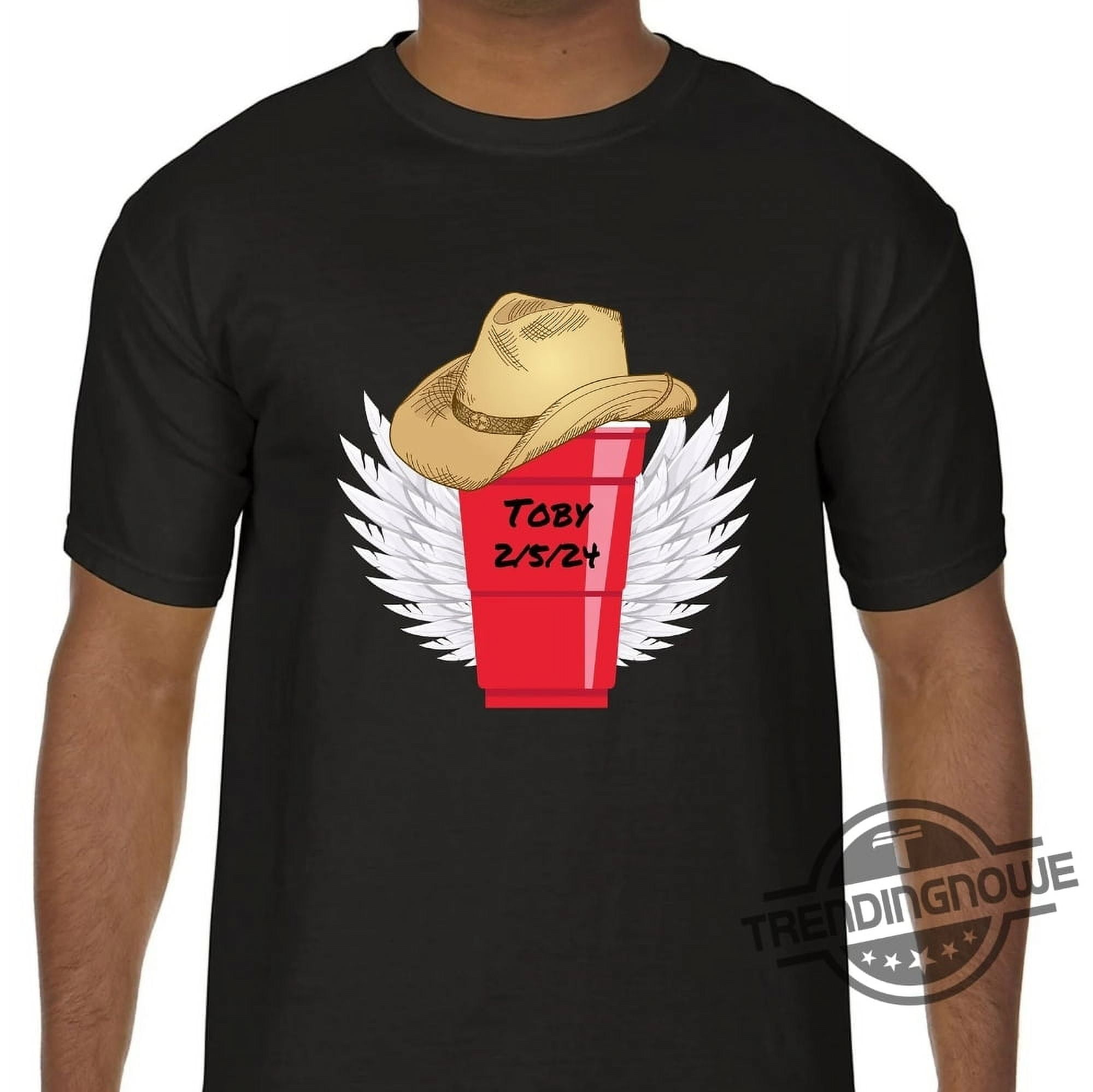 Toby Keith Shirt Red Solo Cup Wings Shirt Country Music Legend Homage ...