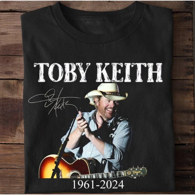 Toby Keith Singer 1961 2024 Graphic Signature TShirt, Toby Keith Funny