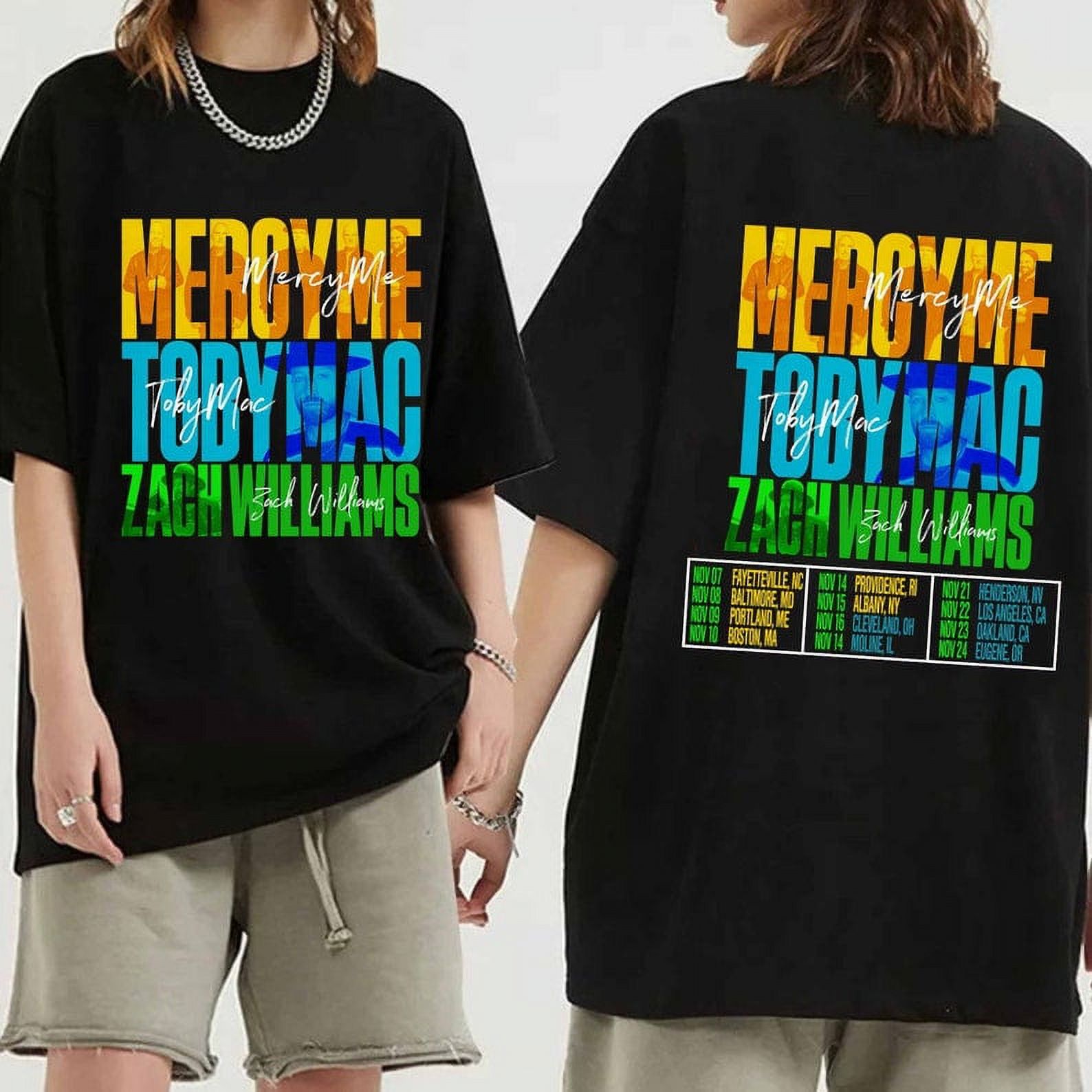 TobyMac, MercyMe and Zach Williams 2024 Tour Shirt, MercyMe, TobyMac