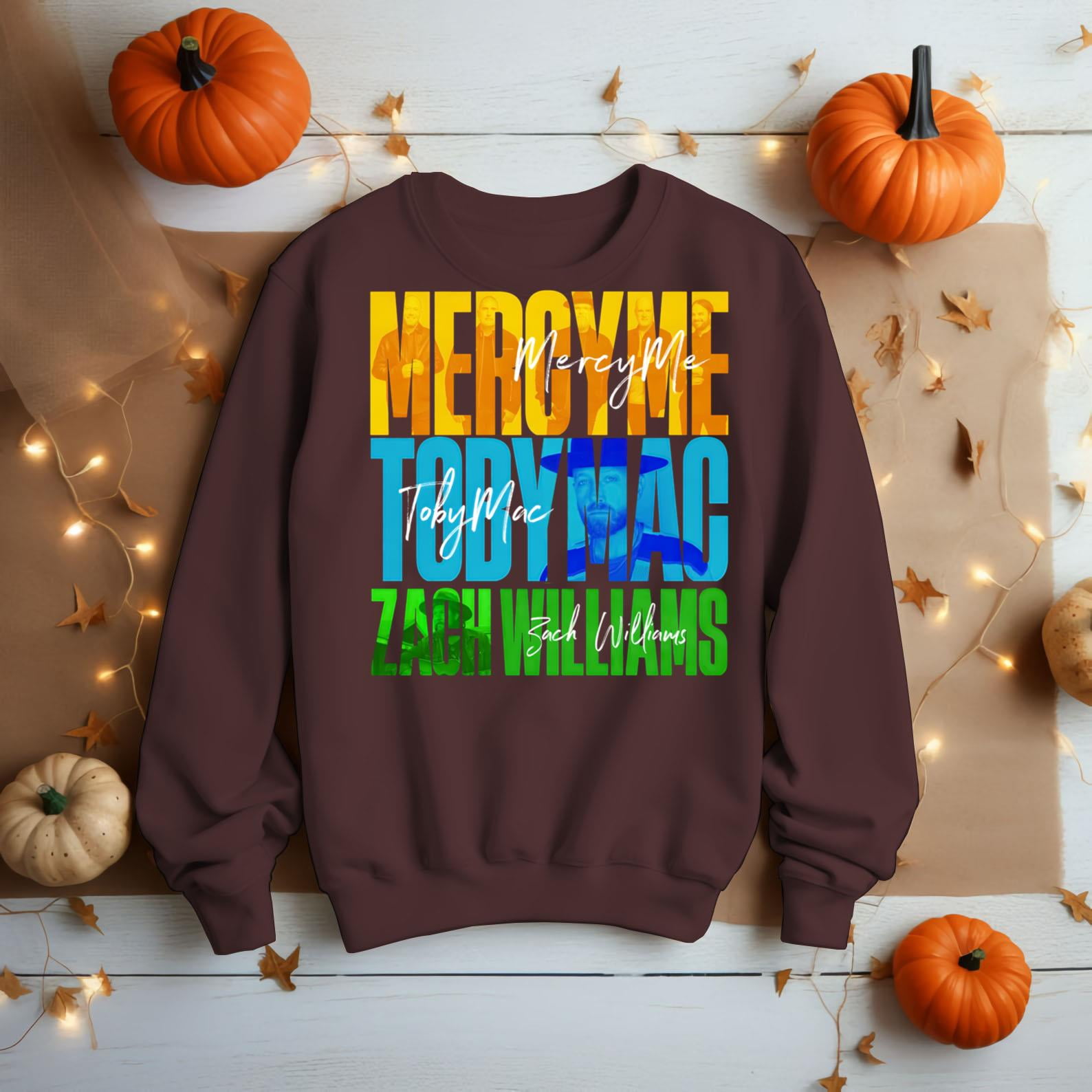 TobyMac MercyMe and Zach Williams 2024 Tour Shirt MercyMe TobyMac Zach