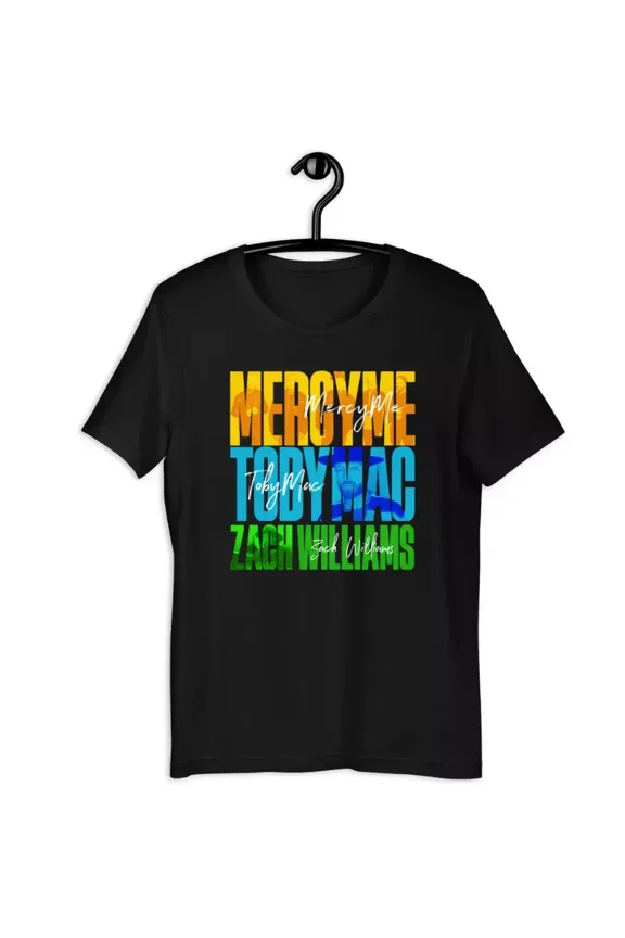 TobyMac MercyMe and Zach Williams 2024 Tour T-shirt, size S-5XL