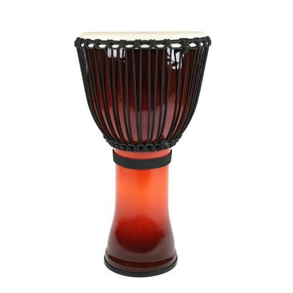 Toca TF2DJ-10AFS 10 in. Freestyle II Rope Tuned Djembe, African Sunset