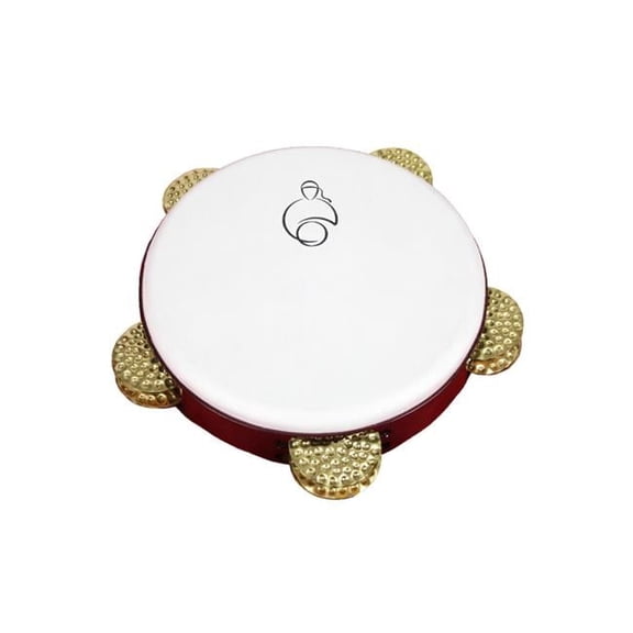 Toca  10 in. Jamal Riq Drum, Kenya Red PVC