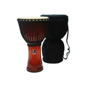 Toca TF2DJ-14AFSB 14 in. Freestyle II Rope Tuned Djembe with Bag, African Sunset