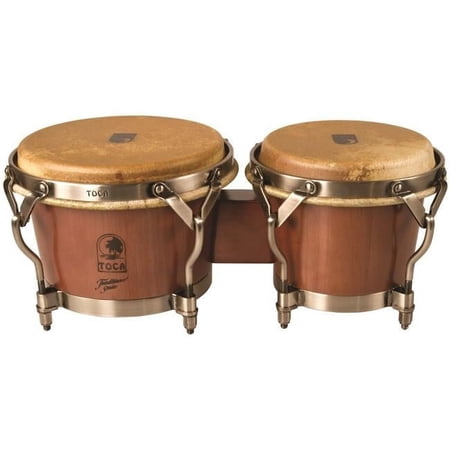 Toca 3900D Traditional Dark Walnut Finish Bongos