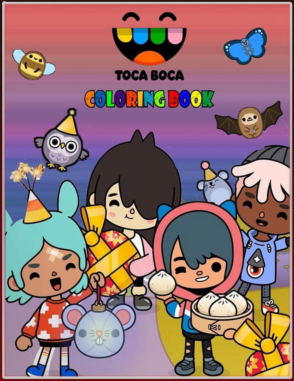 Toca LIFE WORLD Coloring Book: Premium Toca Boca Coloring Books For Adults  And Kids (German Edition) by Patimeela, PATRYCJA 