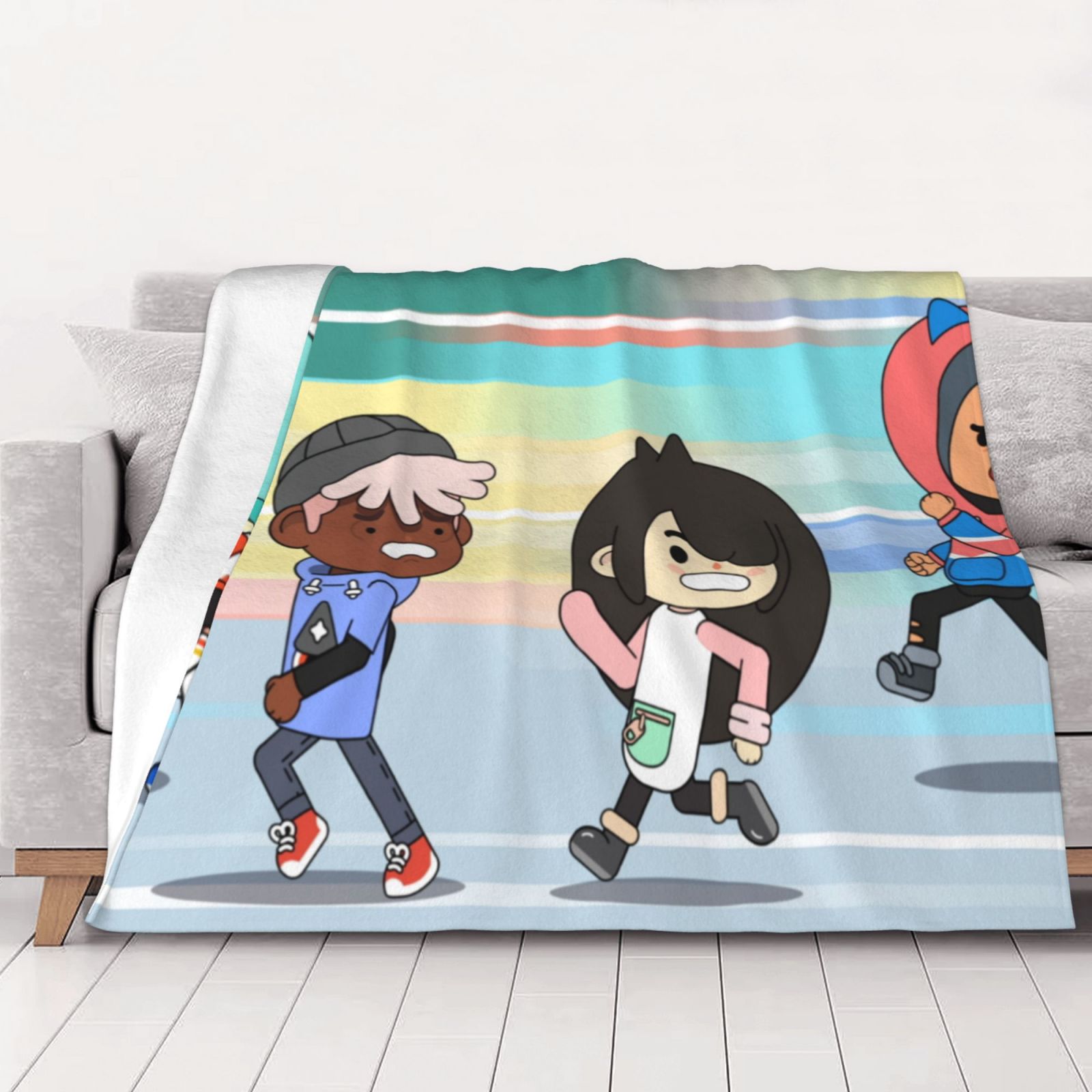 Toca Boca Life World Stories Thick Blanket Cozy Soft Fuzzy Antipilling
