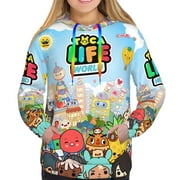 Toca Boca Life World Sweatshirt For Womens Fashion Hoodies Pullover Athletic Daily Hoody Hooded Clothing Gift Small