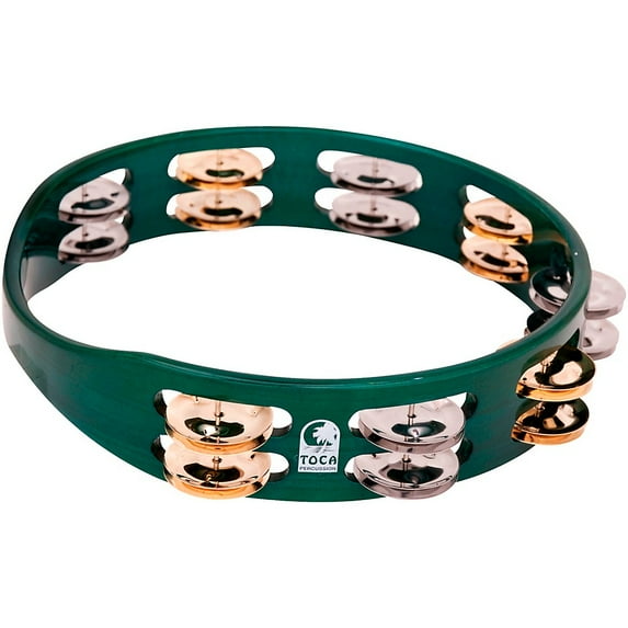Toca Colorsound Tambourine 10 in. Green