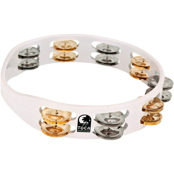 Toca Colorsound Tambourine 10 in. White