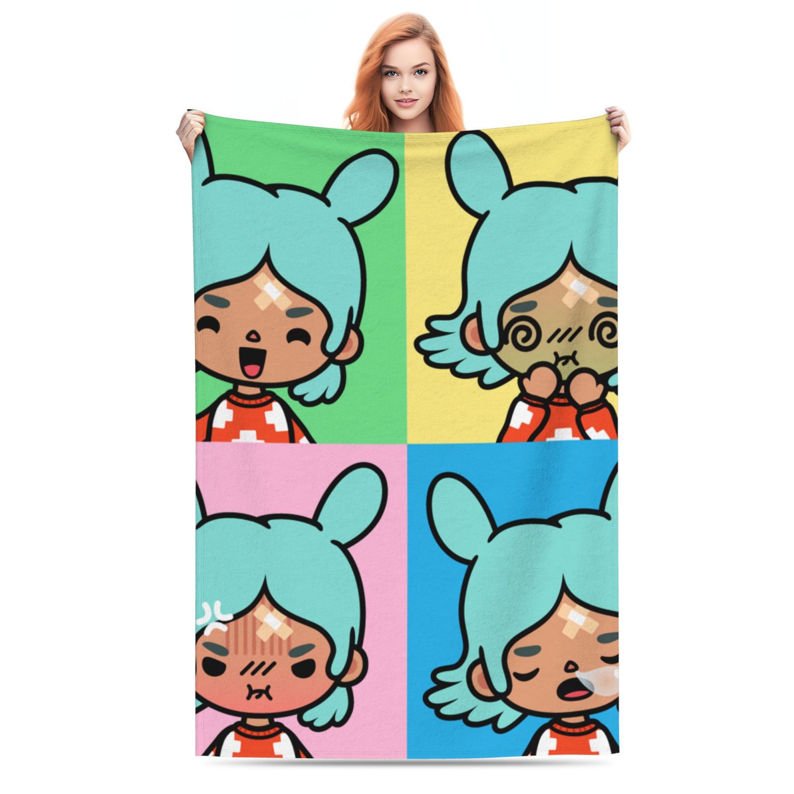 Toca Life Boca World Game Soft Blanket Fuzzy Fleece Antipilling