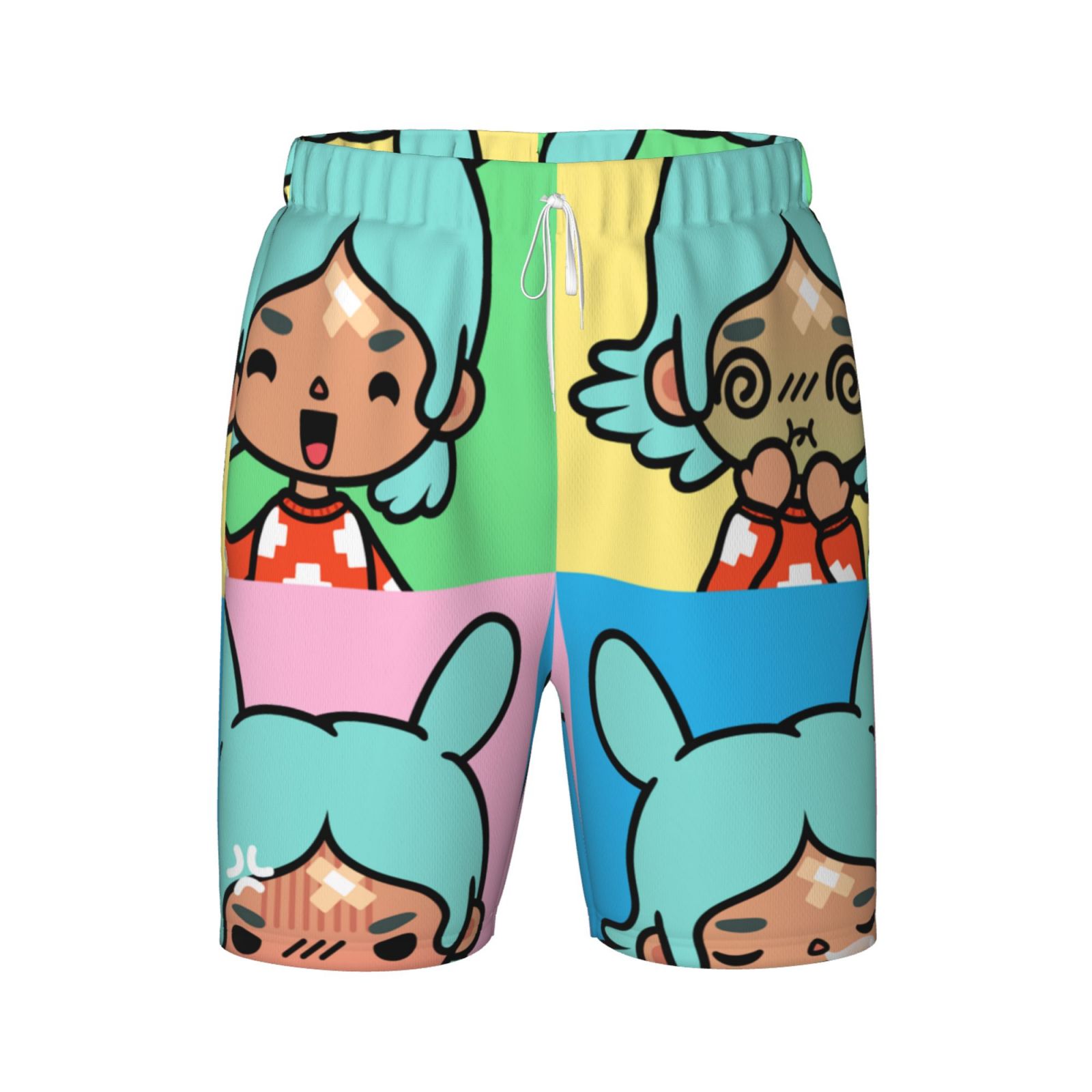 Toca Life Boca World Game Teen Swim Trunks Summer Beach Board Shorts