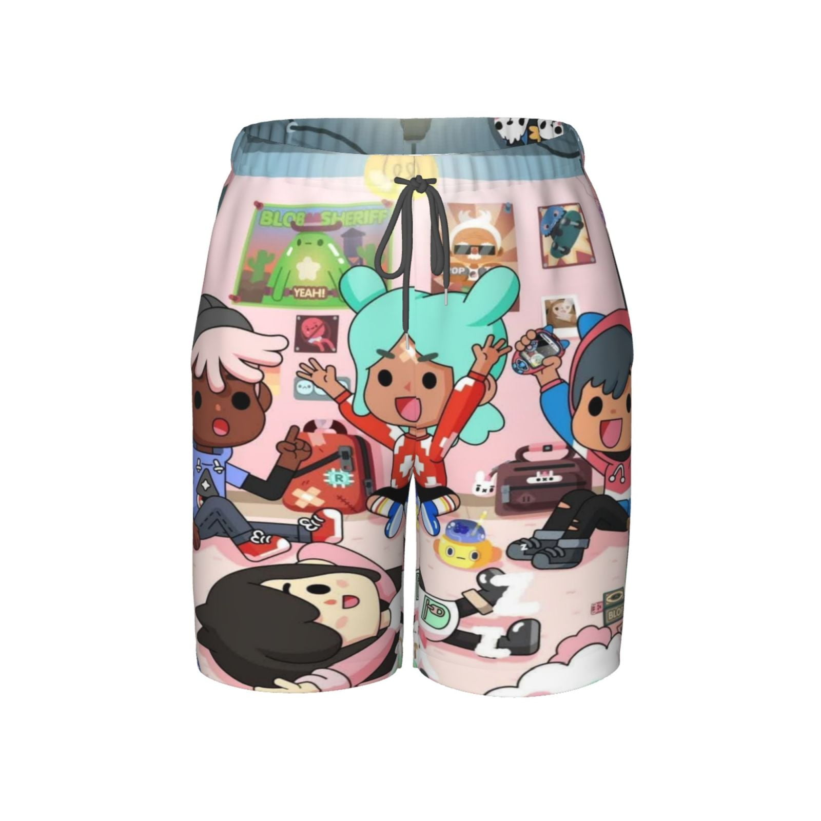 Toca Life World Boys Swim Trunks Quick Dry Swim Shorts Kids Bathing