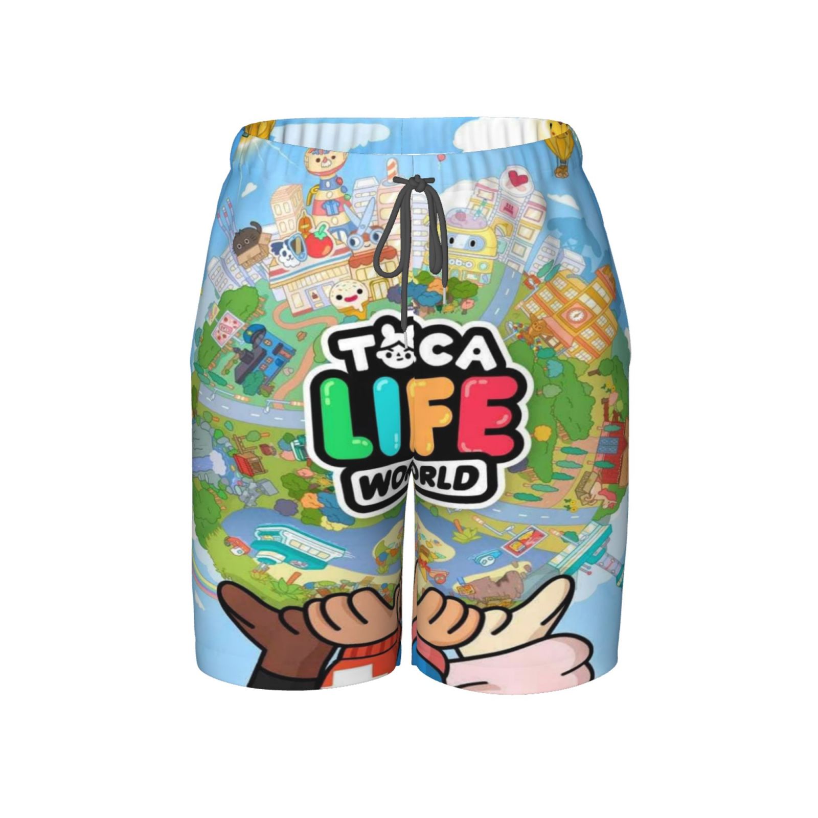 Toca Life World Boys Swim Trunks Quick Dry Swim Shorts Kids Bathing