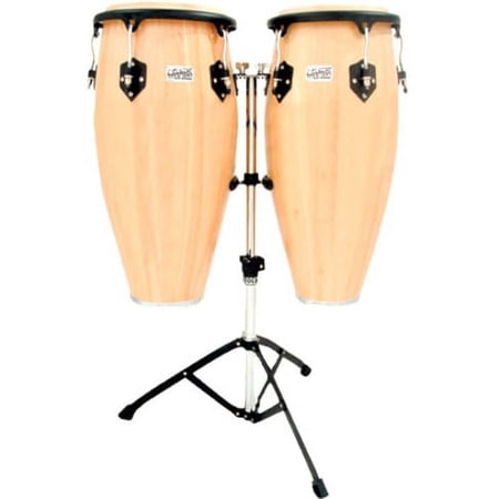 Toca Percussion Player's Series Wood Conga Set w/ Double Stand Natural