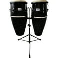 thumbnail image 1 of Toca Players Series Fiberglass Congas With Double Conga Stand 10 and 11 in. Black Sparkle, 1 of 1
