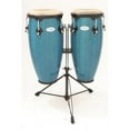 thumbnail image 1 of Toca 2300BB Synergy Series Wood Conga Set with Stand, Bahama Blue, 1 of 2